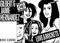 Love & Rockets 10th anniversary tour poster